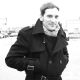 6860 TRENCHCOAT, schwarze Wolle